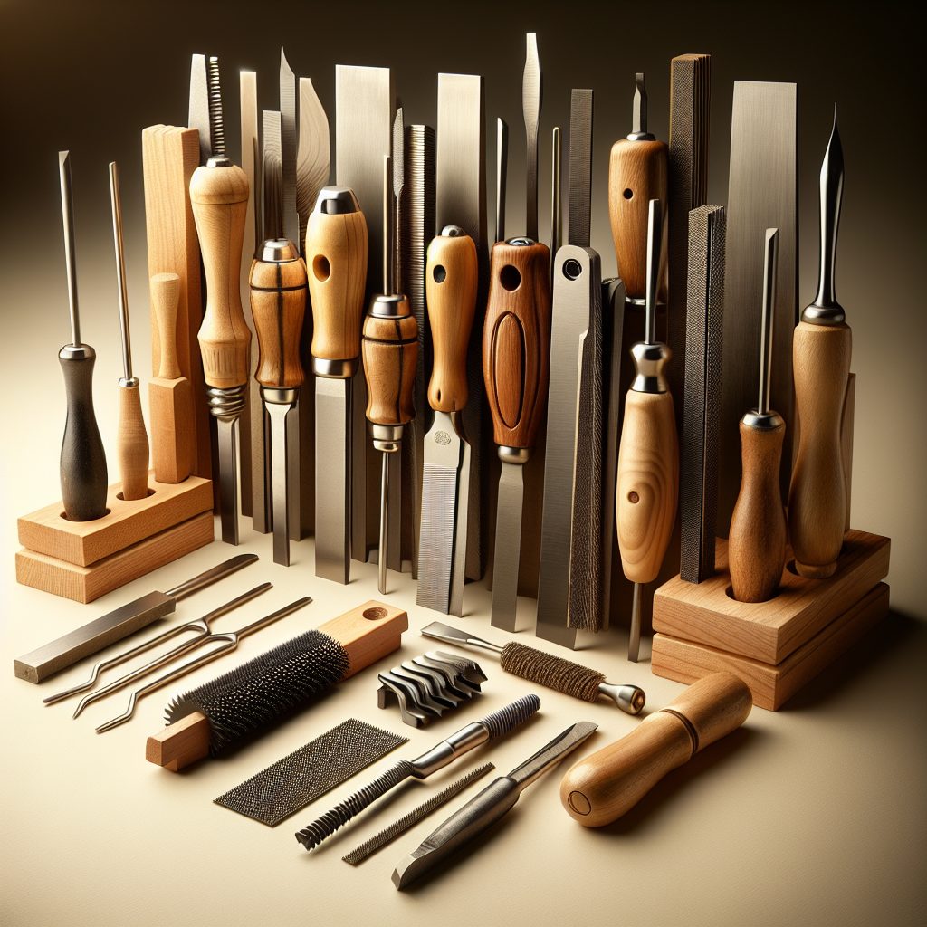 Essential Tools Every Woodworker Should Own For those interested in more intricate work, investing in a set of files and rasps can help refine edges and surfaces. (image 1)