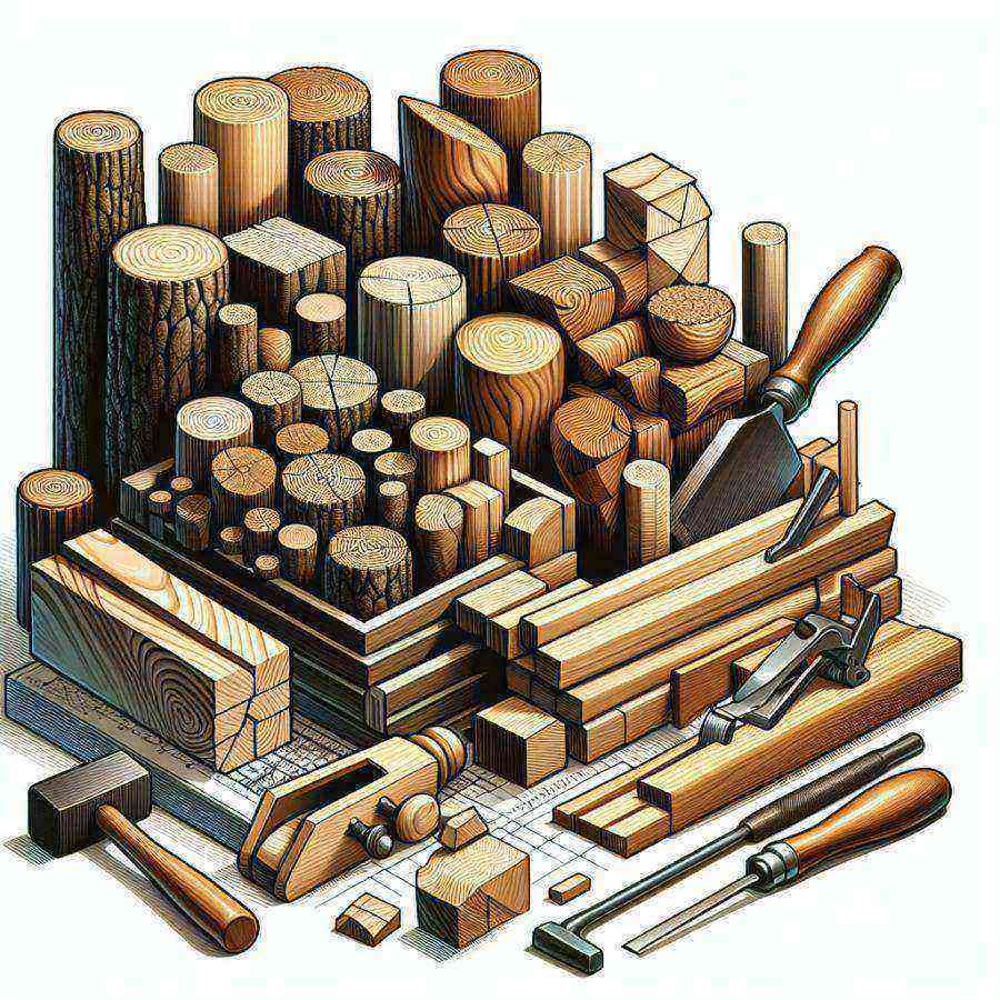 Wood Types Crafting